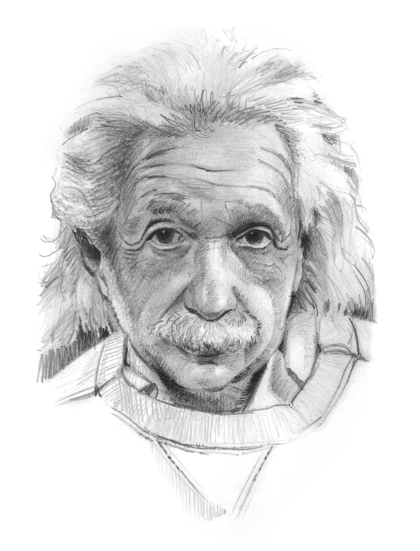 tucci - portrait of einstein