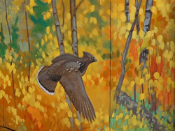goshawk mural northeast corner