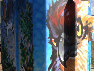 osprey mural northwest corner