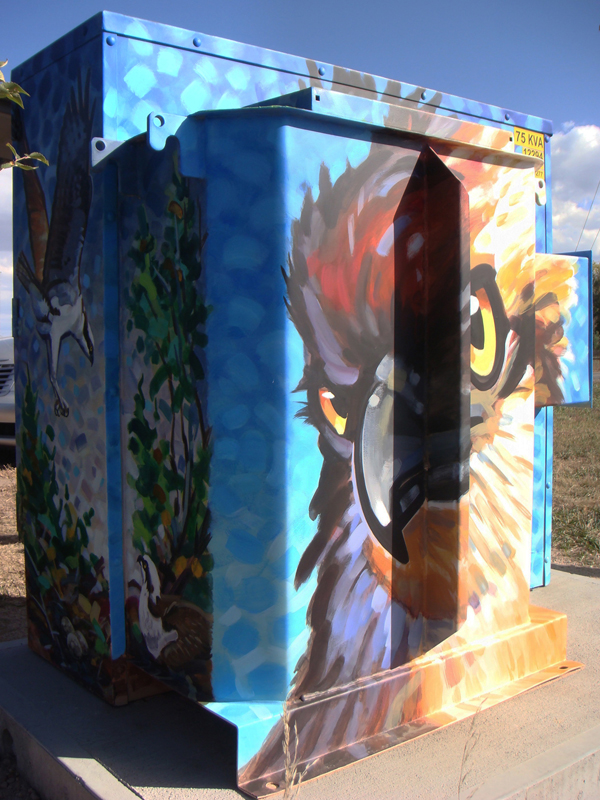 osprey mural northwest corner