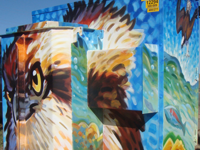 osprey mural southwest corner