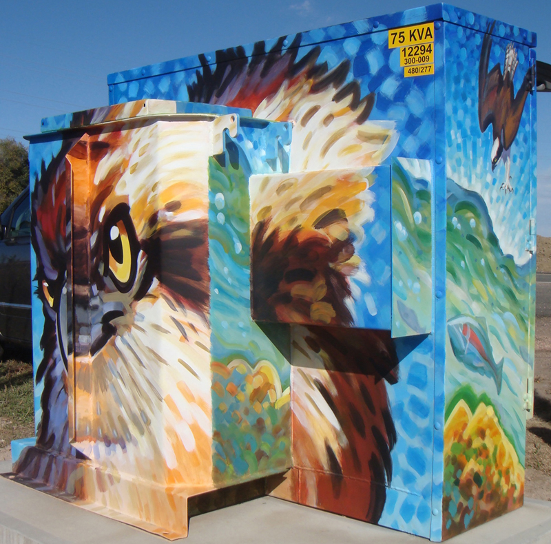 osprey mural southwest corner side
