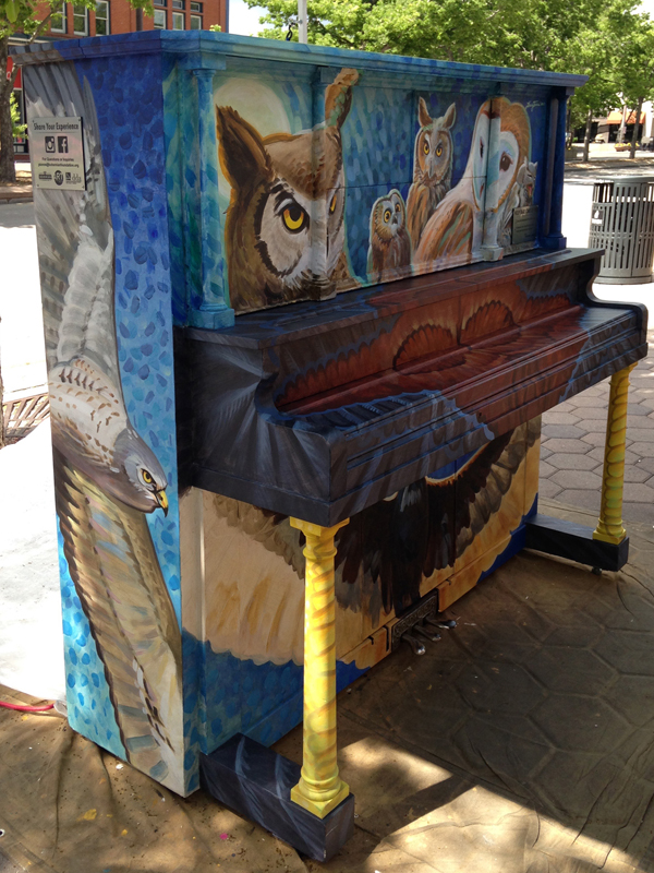 raptor piano front left corner